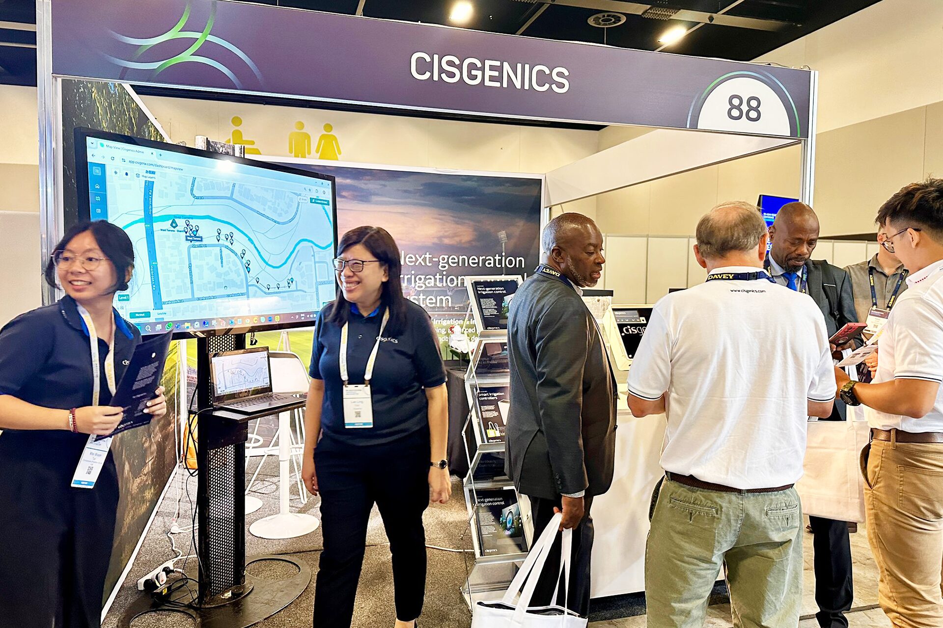 Cisgenics booth at Irrigation Australia 2024